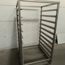 Rvs kar - 10 niveau (94x95cm) 